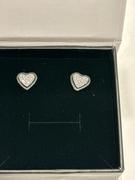 Cate & Chloe Rory 18k White Gold Plated Heart Halo Stud Earrings with Crystals Review