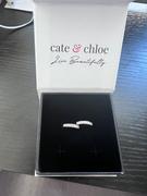 Cate & Chloe Lydia 18k White Gold Plated Hoop Earrings with Simulated Diamond Crystals Review