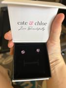 Cate & Chloe Magnolia 1Ct Sterling Silver Gemstone Stud Earrings Review