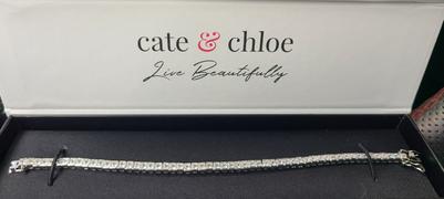 Cate & Chloe Leila 18k White Gold Plated Cubic Zirconia Tennis Bracelet Review