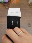 Cate & Chloe Claire 18k White Gold Plated Hoop Earrings with Swarovski Crystals Review