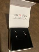 Cate & Chloe Isabella 18k White Gold Plated Sterling Silver Ear Climber Earrings with Crystals Review