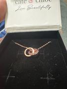 Cate & Chloe Rosie 18k Rose Gold Plated Pendant Necklace with Pink Crystals Review