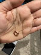 Cate & Chloe Rosie 18k Rose Gold Plated Pendant Necklace with Pink Crystals Review