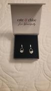 Cate & Chloe Brenda 18k White Gold Drop Earrings with Swarovski Crystals Review