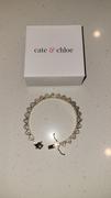 Cate & Chloe Donna 18k White Gold Plated Silver Heart Bracelet with Simulated Diamond Crystals Review