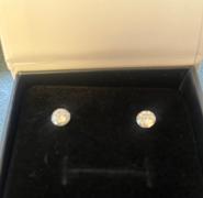 Cate & Chloe Moissanite by Cate & Chloe Vera Sterling Silver Stud Earrings with Moissanite and 5A Cubic Zirconia Crystals Review
