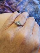 Cate & Chloe Moissanite by Cate & Chloe Sarah Sterling Silver Ring with Moissanite Crystals Review