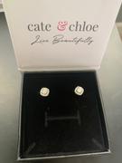 Cate & Chloe Moissanite by Cate & Chloe Lucy Sterling Silver Stud Earrings with Moissanite and 5A Cubic Zirconia Crystals Review