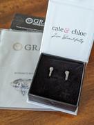 Cate & Chloe Moissanite by Cate & Chloe Genesis Sterling Silver Hoop Earrings with Moissanite and 5A Cubic Zirconia Crystals Review