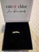 Cate & Chloe Moissanite by Cate & Chloe Emerson Sterling Silver Ring with Moissanite and 5A Cubic Zirconia Crystals Review