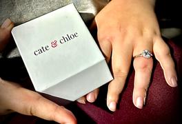 Cate & Chloe Moissanite by Cate & Chloe Cora Sterling Silver Ring with Moissanite and 5A Cubic Zirconia Crystals Review