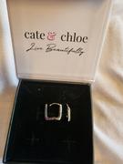 Cate & Chloe Phoebe 18k White Gold Plated Crystal Hoop Earrings for Women Review