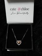 Cate & Chloe Zendaya 18k White Gold Plated Heart Necklace Review
