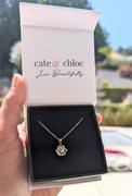 Cate & Chloe Millie 18k White Gold Plated Crystal Necklace Review