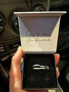 Cate & Chloe Sylvia 18k White Gold Plated Crystal Hoop Earrings Review