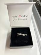 Cate & Chloe Sylvia 18k White Gold Plated Crystal Hoop Earrings Review