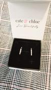Cate & Chloe Sydney 18k White Gold Plated Crystal Hoop Earrings Review