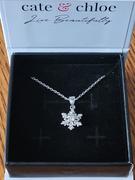 Cate & Chloe Sunny 18k White Gold Plated Crystal Necklace Review