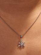 Cate & Chloe Sunny 18k White Gold Plated Crystal Necklace Review