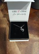 Cate & Chloe Laila Radiant 18k White Gold Swarovski Pendant Necklace Review