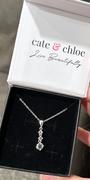 Cate & Chloe Delilah 18k White Gold Plated Drop Pendant Necklace with Crystals Review