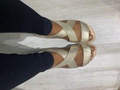 Kate from Shoeq Beach Espadrille in Champagne Review