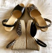 Kate from Shoeq Roxy Espadrille Wedge in Dark Leopard Review