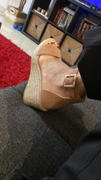 Kate from Shoeq Olivia Espadrille Wedge in Blush Review