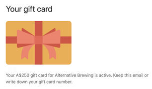 Alternative Brewing AB E-Gift Card Review