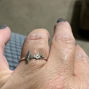 romanticwork Fashion 925 Silver Fuck Ring Fuck Off Ring Fuck Jewelry Simple Ring Review