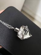 romanticwork Custom Engraved Ashes Urn Necklace Heart-shaped Month Birthday Stone Keepsakes for Ashes Cremation Jewelry Review