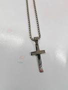 romanticwork Men's Silver Cross Necklace Gifts for Him Cross for Men Crosses Gift for Bro Son Bff Review