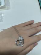 romanticwork Sterling silver Heart Round Birthstone Highland Cow Pendant Necklace Review