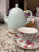 Pinky Up Tea Noelle Ceramic Electric Tea Kettle in Mint Review