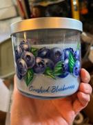 Kringle Candle Company Crushed Blueberries | 3-wick Candle Review
