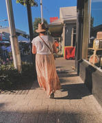 Ada & Lou Florence Capri Skirt | Orange Review