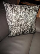 eCowhides Black Salt and Pepper Cowhide Pillow Review