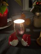 Milkglass candle  Cozy Christmas Candles Review