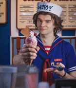 Coshduk Stranger Things 3 Scoops Ahoy Steve Harrington Cosplay Costume Halloween Carnival Suit Review