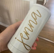 The White Invite BrüMate Hopsulator Slim | Personalized Skinny Can Coolers Review