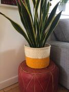 The Basket Room  RUKIA: Orange Colour Block Woven Basket Review