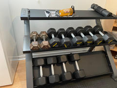 The Treadmill Factory Element Fitness Commercial 3-Tier Hex Dumbbell Rack - Weights sold separately Review