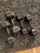 The Treadmill Factory 12lb Virgin Rubber Hex Dumbbell Low Odour SDVR-12 Review