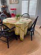 Couleur Nature French Tablecloth Meadows Vert Review