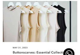 Buttonscarves The Ederra Voal Square - Black Review