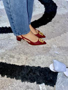 Buttonscarves Kylie Mid Heel Shoes - Bordeaux Review