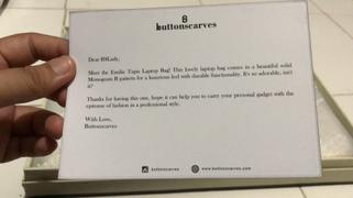 Buttonscarves Emilie Tapis Laptop Bag - Ivory Review