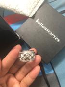 Buttonscarves Selly Ring Brooch SIlver Review