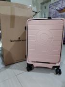 Buttonscarves Carry on Luggage - Pink Review